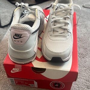 Nike Kids Gray and White Sneakers